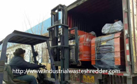 Waste Quilts / Plastic Film Shredder Energy Saving For Soft Type Material
