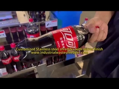 ODM roestvrij staal plastic flessen shredder met op maat gemaakte plaat metalen plaat vervaardiging en