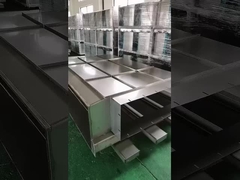 Roestvrij staal plaat metaal fabricage service. Laser snijden, buigen, lassen.