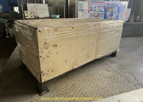 Het laatste nieuws van het bedrijf over PP Raffia Tassen Shredder Big Bag & Super Sacks Crusher Grinder Spare Rotary Blades Voor Mexico Oude klant