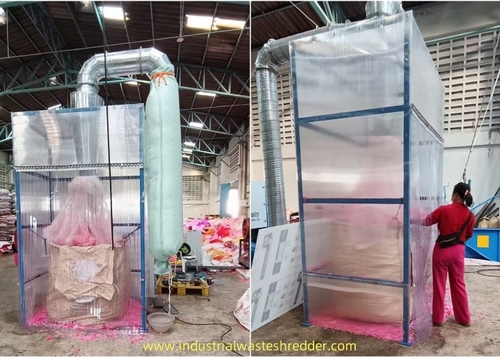 Het laatste nieuws van het bedrijf over Thailand Oude klantenfeedbacks, PP monofilament grinder Plastic films strips crusher PP zak shredder