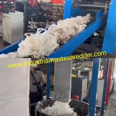 Goede prijs. Industrial Stretch Film Shredder PE / LDPE Plastic Films Grinder Grote capaciteit Op maat online