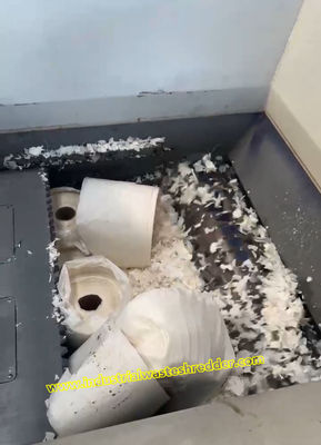 Goede prijs. Afvalpapierrolletjes Eénastig versnippermachine 75KW Snijmotor Rotor Diameter 400mm Plastic Film Rolls Crusher Machine online