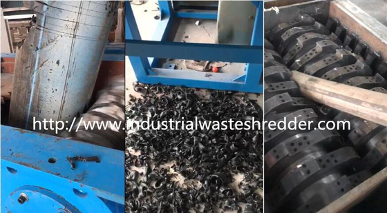 Goede prijs. Schroot Plastic HDPE Dubbele Schachtontvezelmachine Anti - Correderende stof voor Afvalpijp online