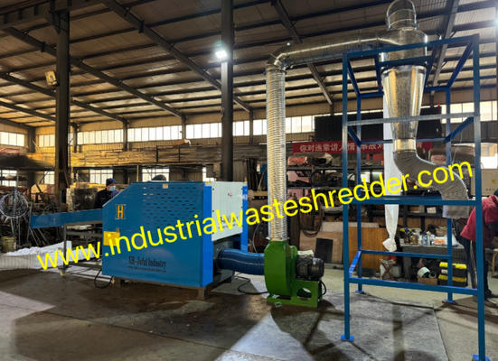 Industrial Long Agro Plastic Film Shredder 500kg Per Hour CE Certified,Waste Woven Bags Crusher Energiebesparend,Shredder Machine voor RDF Plastic Packing Bags