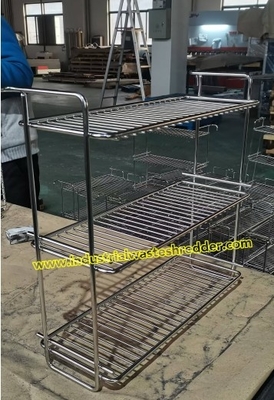 Goede prijs. 316 roestvrij staal medische apparatuur Transport trolley frame Customized OEM roestvrij staal plank voor ziekenhuisgebruik online