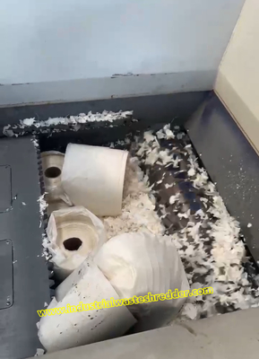 Goede prijs. Afvalpapierrolletjes Eénastig versnippermachine 75KW Snijmotor Rotor Diameter 400mm Plastic Film Rolls Crusher Machine online