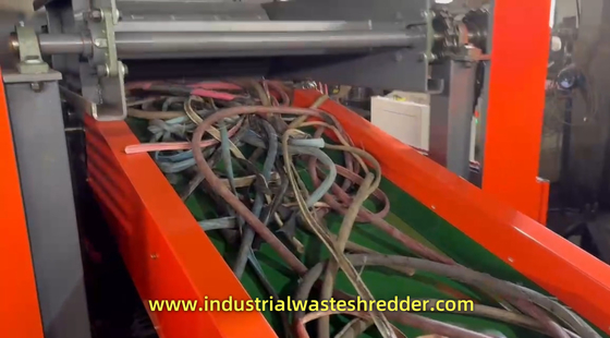 Zwakke kabelschuif Shredder Isolatiebuiscrusher Hoge sterkte legeringsgereedschap Staal Grote capaciteit