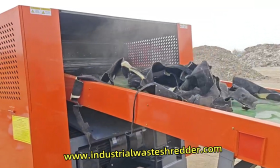 Auto Interieur Afvalmachine Stof & tapijt & dak & leercrusher, aangepaste capaciteit en afvoergrootte