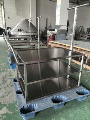 Roestvrij staal Plaat metalen Ss Fabricatie Medische overbrengtrollie Op maat verwerking