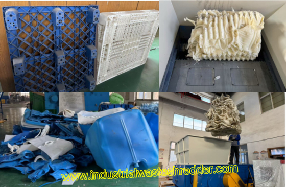 600-model eenastig versnipperingsapparaat voor plastic, film, stof en afvalrecycling