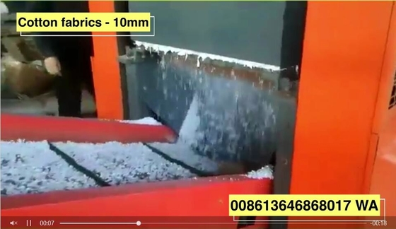 Goede prijs. de stoffen die van 1600F Cottom Gebreide stoffenontvezelmachine 10mm verpletteren eind rangschikken om het uur het verscheuren van capaciteit 400kg online